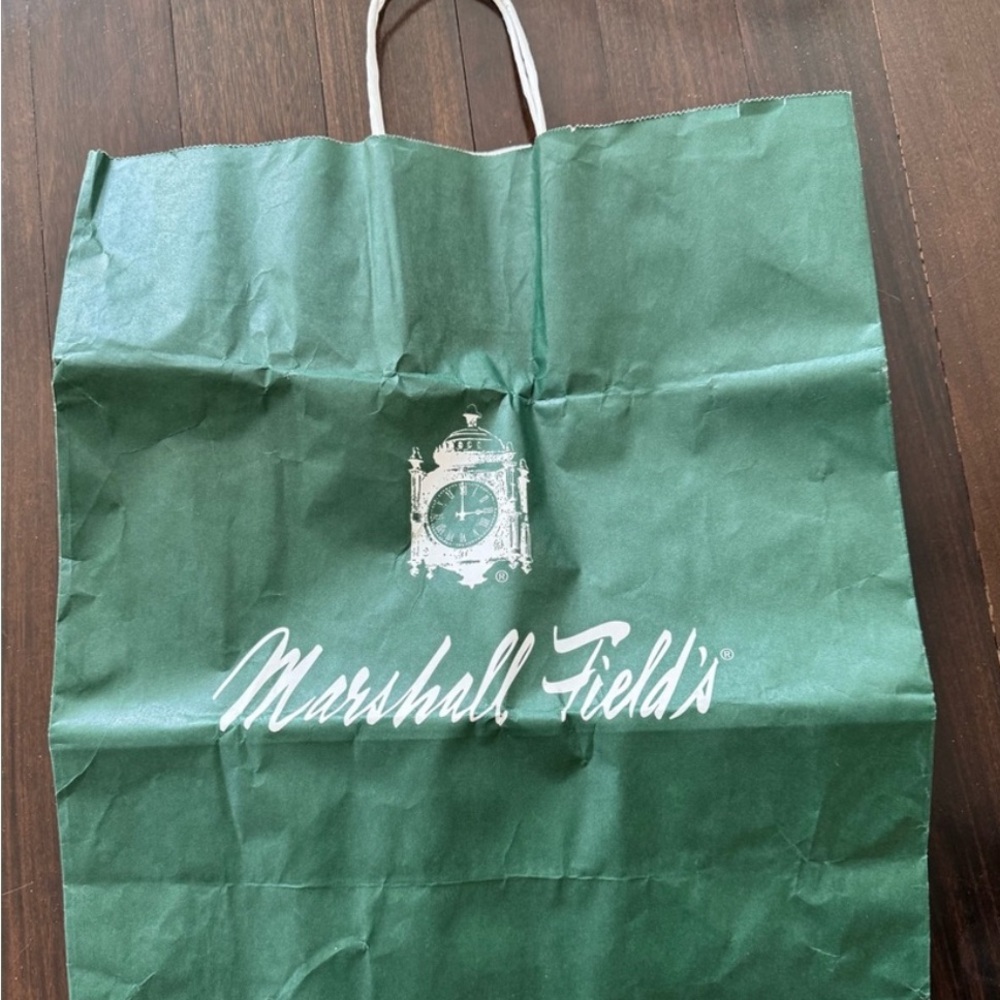 Mint Green Shopping Bag with Logo